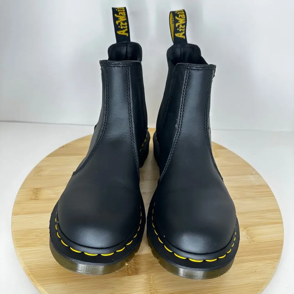 Dr. Martens Originals 2976 Smooth Black Leather Chelsea Boots Womens Size 7